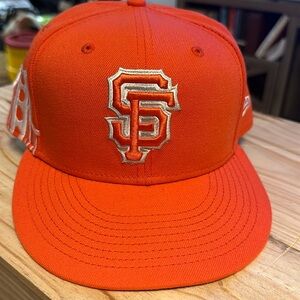 SF Giants orange New Era fitted 7 5/8 creamsicle alternate jersey hat